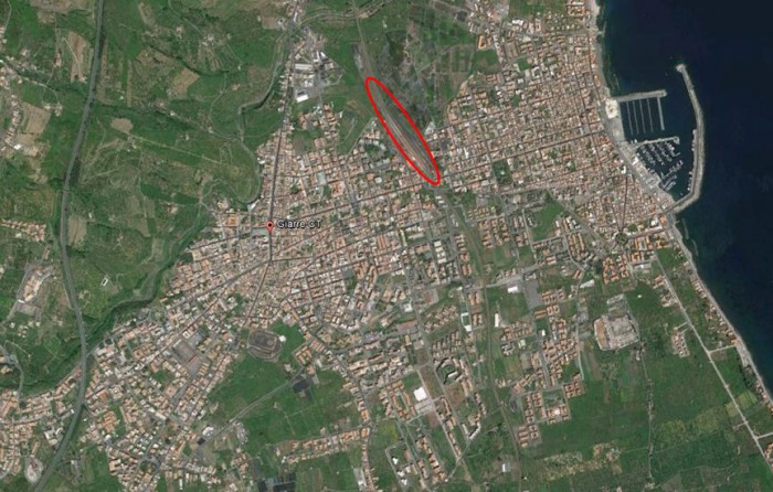Giarre (Catania) – area da valorizzare Pianta principale