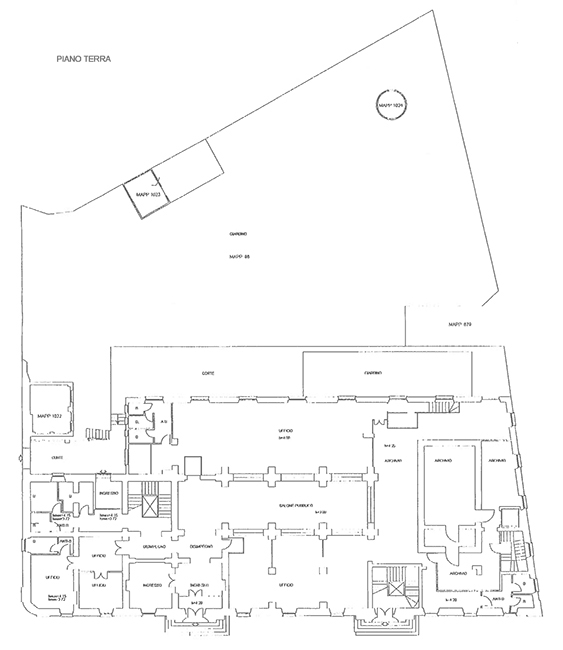 Imperia – ex filiale Banca d’Italia Pianta principale