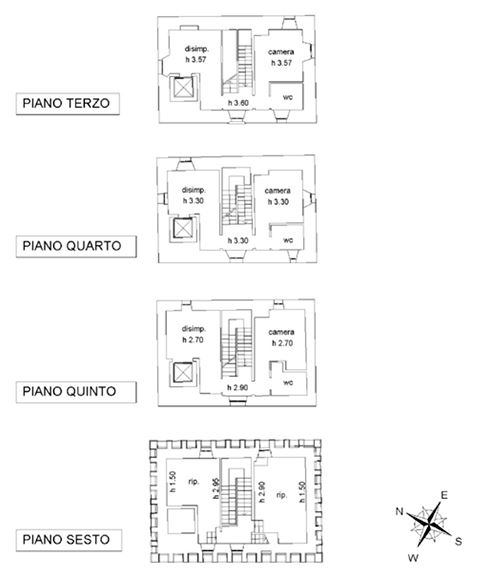 Sovicille (SI) – Palazzo al Piano Castle floorplan
