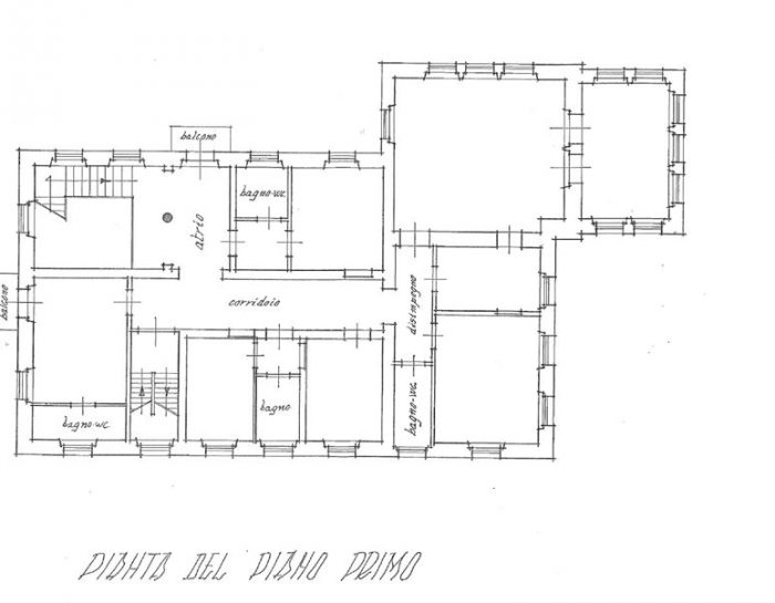 Bagni di Lucca (LU) – Fiori Villa floorplan