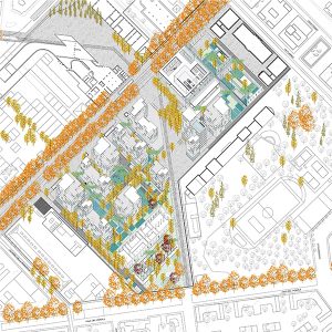 Roma (RM) – Ex Caserma Guido Reni Pianta principale