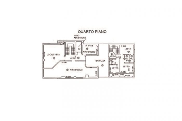 Toscolano Maderno (BS) – Former Sanatorium Hospital floorplan
