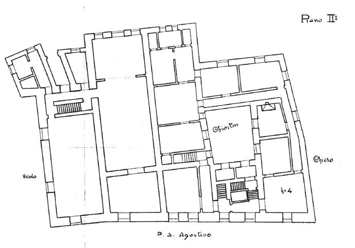 Castiglion Fiorentino (AR) – Santamaria della Misericordia Hospital floorplan