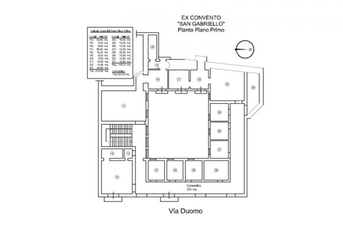 CAPUA (CE) – FORMER CONVENT SAN GABRIELLO floorplan