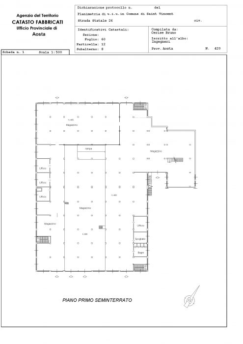 SAINT VINCENT (AO) – INDUSTRIAL FERA COMPLEX floorplan