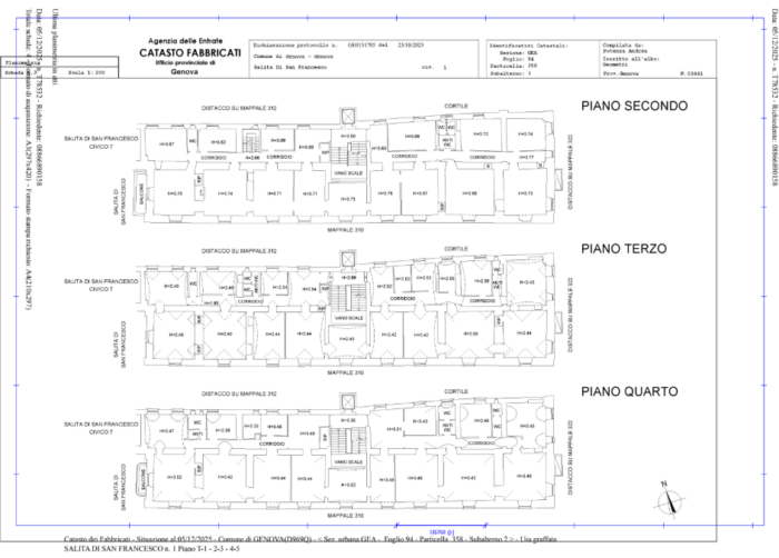 Genova (GE)- Palazzo Galliera (Investire nella Storia) Pianta principale