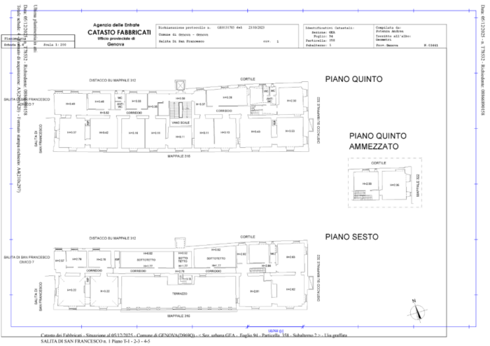 Genova (GE)- Palazzo Galliera (Investire nella Storia) Pianta principale