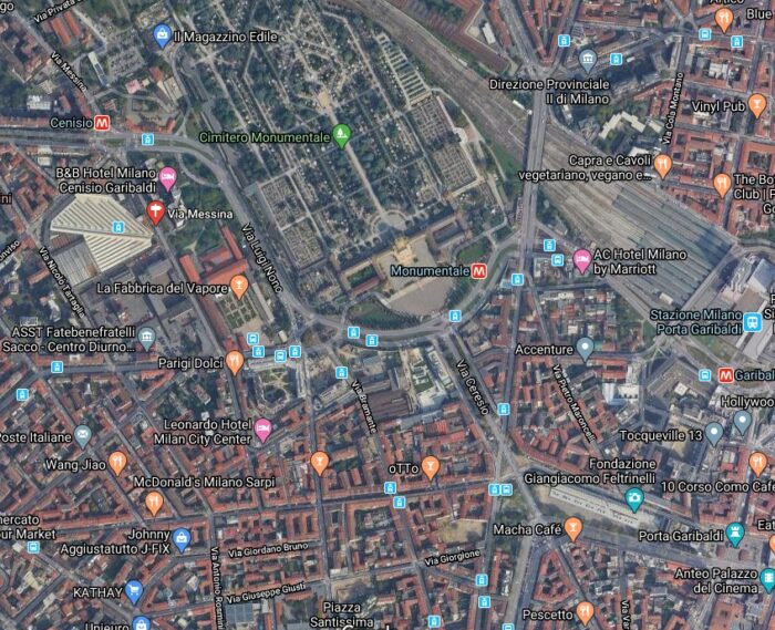Milano, Caserma Centrale e Comando provinciale Vigili del Fuoco, Via Messina