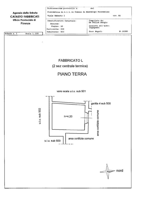 Montelupo Fiorentino (FI) – Medicean villa dell’Ambrogiana floorplan