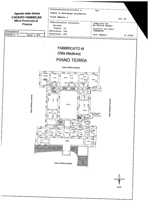 Montelupo Fiorentino (FI) – Villa Medicea dell’Ambrogiana Pianta principale
