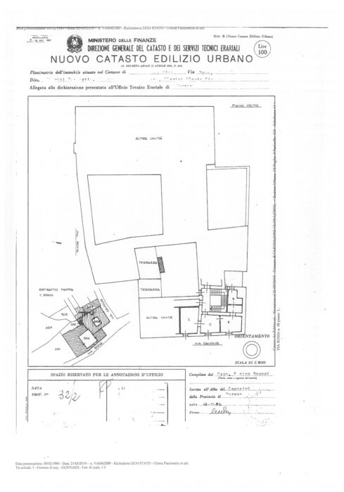 Castiglione Olona (VA) – Residential building with storage room and business premises floorplan