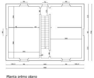 Montescaglioso (MT) – Former Signalman’s House Floorplan