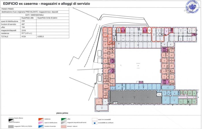 Genova – Barracks Gavoglio floorplan