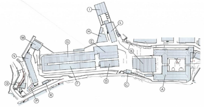 Genova (GE) – Caserma Gavoglio Pianta principale