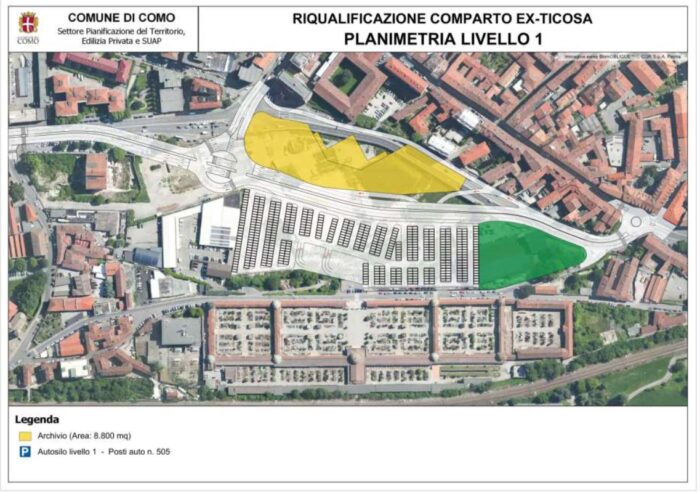 Como – Redevelopment of the area “ex-Ticosa” floorplan