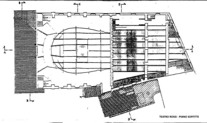 Pisa – Theatre Ernesto Rossi floorplan