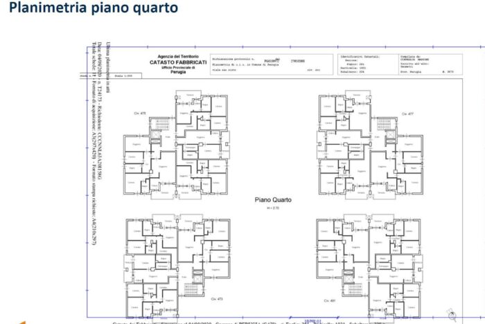 Hotel – VIA ANTIMO LIBERATI 6 Perugia floorplan