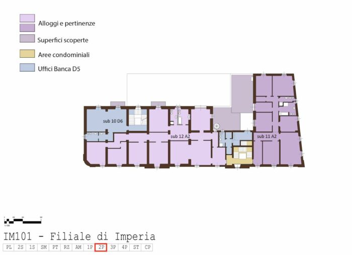 IMPERIA – Edificio cielo/terra sito in Via felice Cascione, 39 Pianta principale