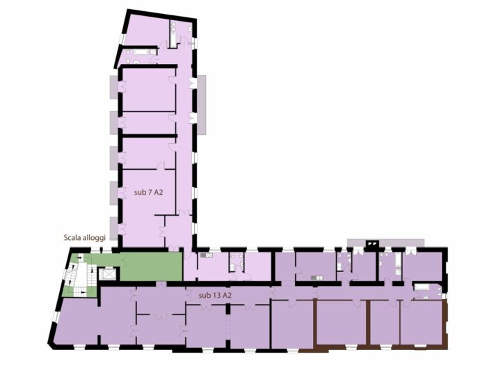 NOVARA – Free-standing Building in Via Negroni, 6-8 floorplan
