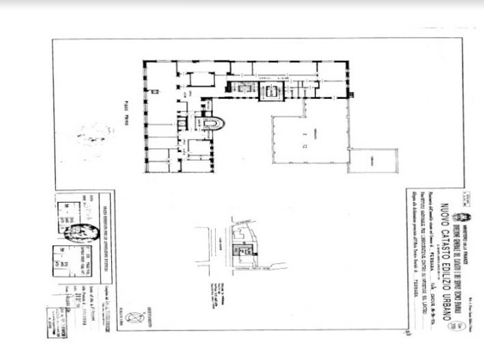 FERRARA – Real Estate Property Located in Viale Cavour, 96 – INAIL floorplan