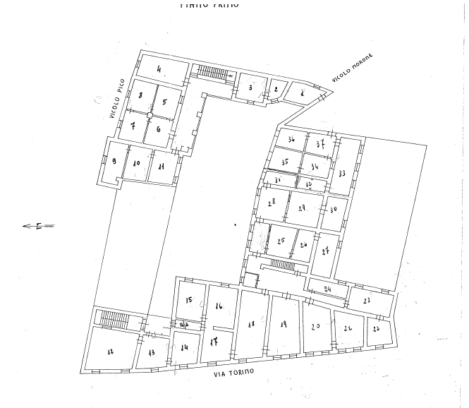 Casale Monferrato (AL) – Former Military Bakery floorplan