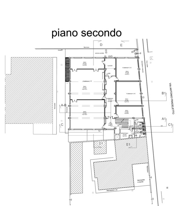 Venice – Former Chemistry Building of “Antonio Pacinotti” Technical College floorplan