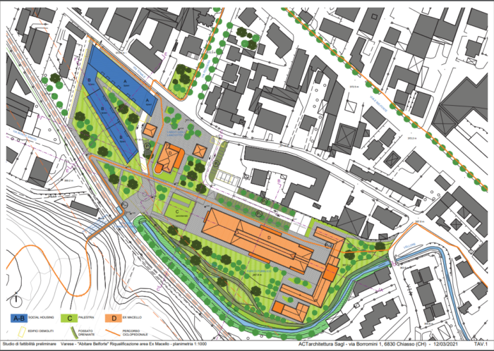 Varese – Ex Macello Civico – Progetto di rigenerazione urbana