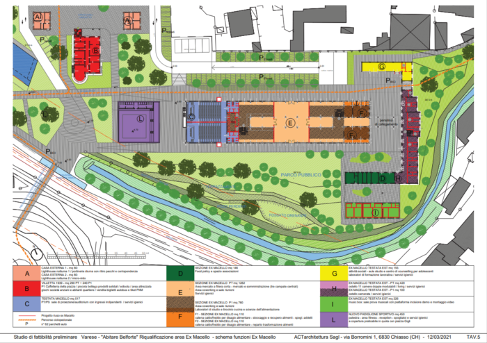 Varese – Former City Slaughterhouse – Urban Regeneration Project floorplan