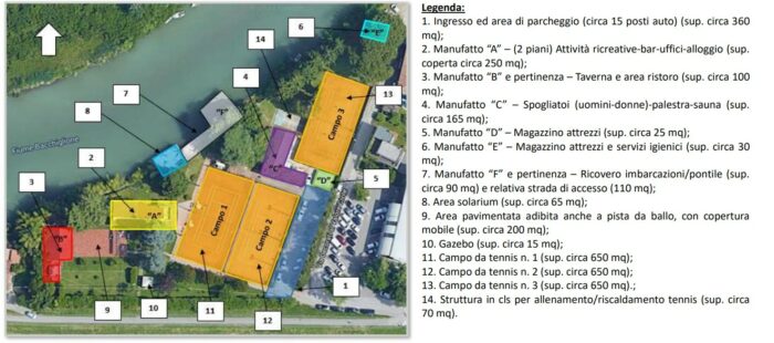Paltana (PD) – Italian Air Force Sports Centre floorplan
