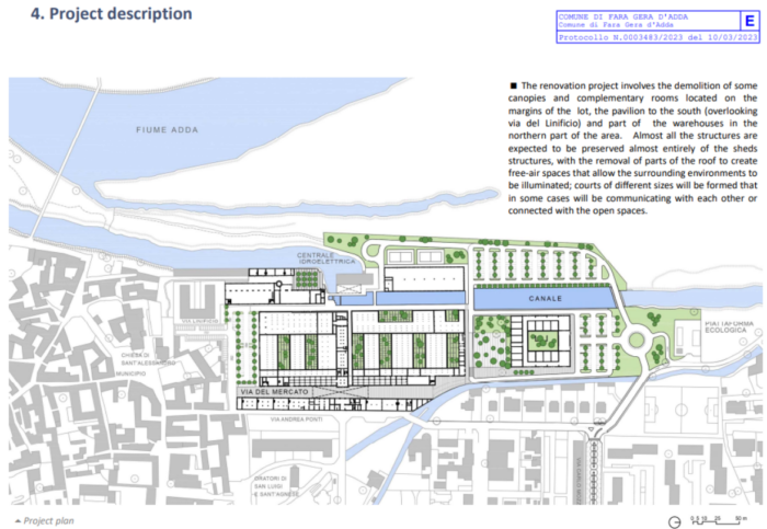 Fara Gera d’Adda (BG) – piano di recupero del Linificio Canapificio Nazionale