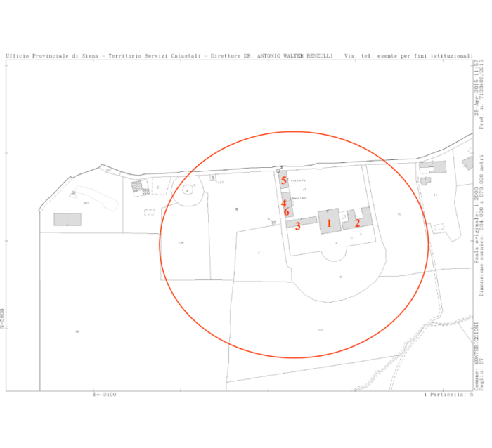 Monteriggioni (SI) – Villa Parigini floorplan