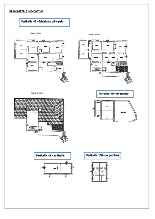 Sovicille (SI) – Former Campofico Estate Farm floorplan