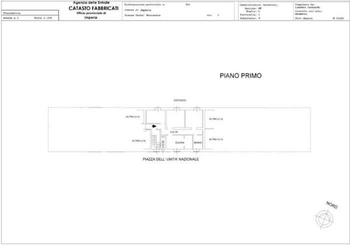 Imperia (IM) – Ex stazione ferroviaria ed aree limitrofe Pianta principale