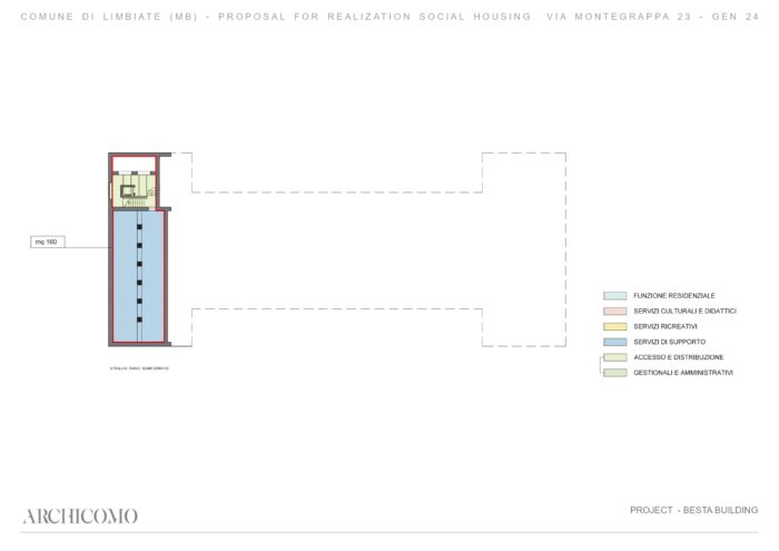 Limbiate (MB) – Housing Project “HousingS to Live” floorplan