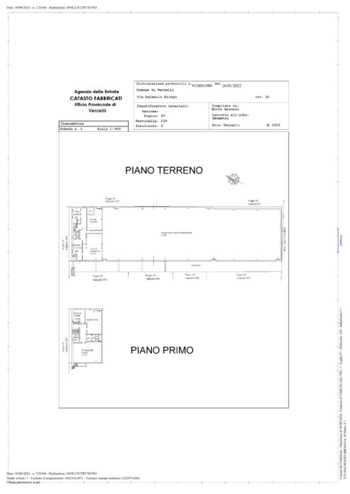 Vercelli (VC) – Ex Gammastamp Pianta principale