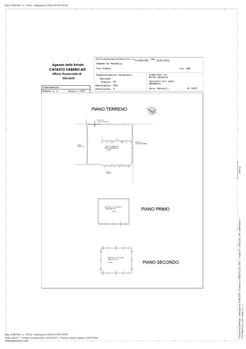 Vercelli (VC) – Ex Gammastamp Pianta principale