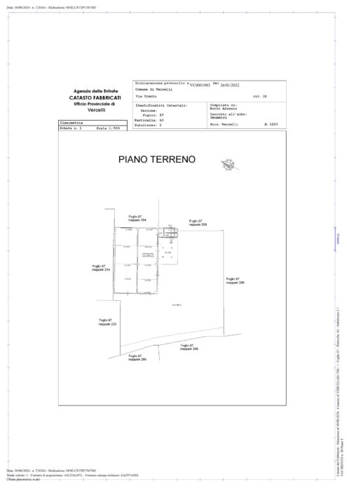 Vercelli (VC) – Ex Gammastamp Pianta principale
