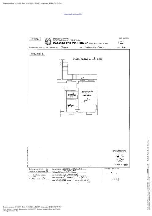 Biella (BI) – Ex De Martini Pianta principale