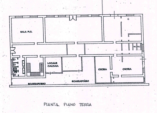 Bagni di Lucca (LU) – Ex Scuola Ferretti Pianta principale