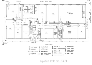 Potenza (PZ)- uffici ex sede APOFIL Pianta principale