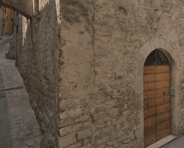 Todi (PG)- Porzione del “Palazzo Atti” (ex trattoria Italia)