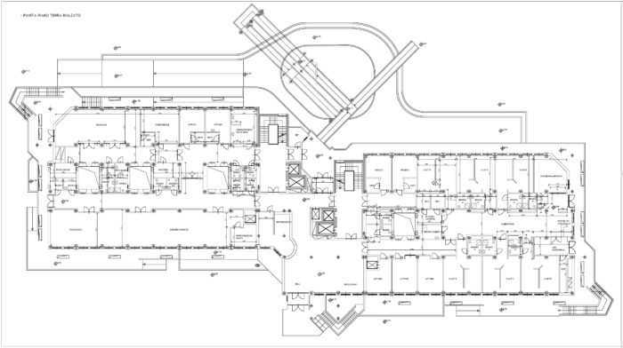 Torino – Compendio immobiliare sito in Via Plava n. 75 Pianta principale