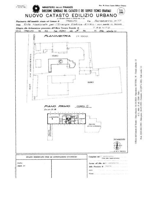 Trento (TN) – Complex in via Sanseverino floorplan