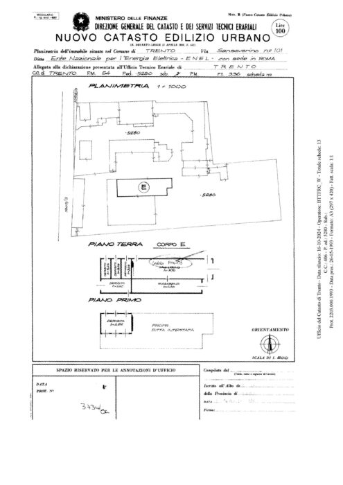 Trento (TN) – Complex in via Sanseverino floorplan