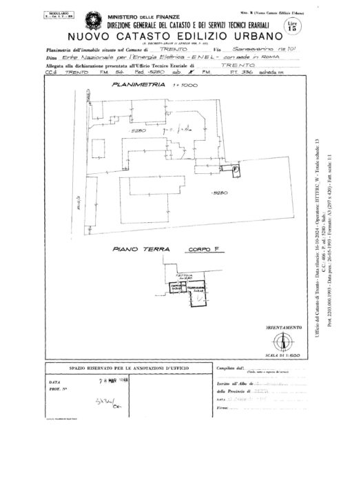 Trento (TN) – Complex in via Sanseverino floorplan