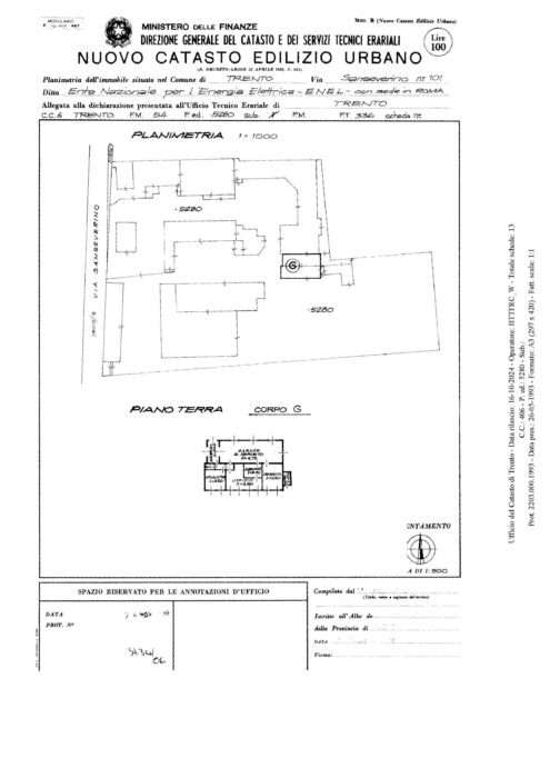 Trento (TN) – Complex in via Sanseverino floorplan