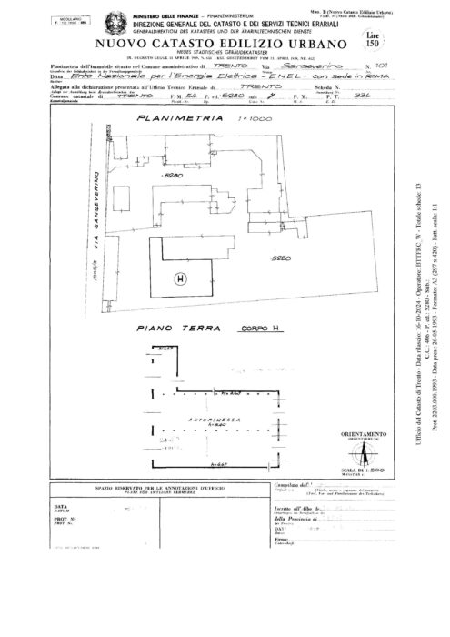 Trento (TN) – Complex in via Sanseverino floorplan