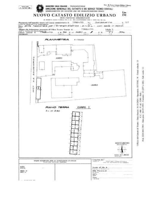 Trento (TN) – Complex in via Sanseverino floorplan