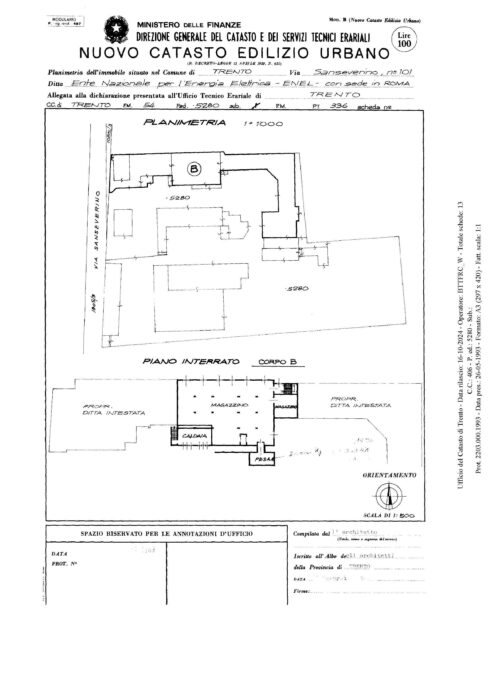 Trento (TN) – Complex in via Sanseverino floorplan