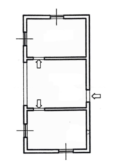Sermoneta (LT) – Ex Assistenza Sanitaria “La Doganella” Pianta principale